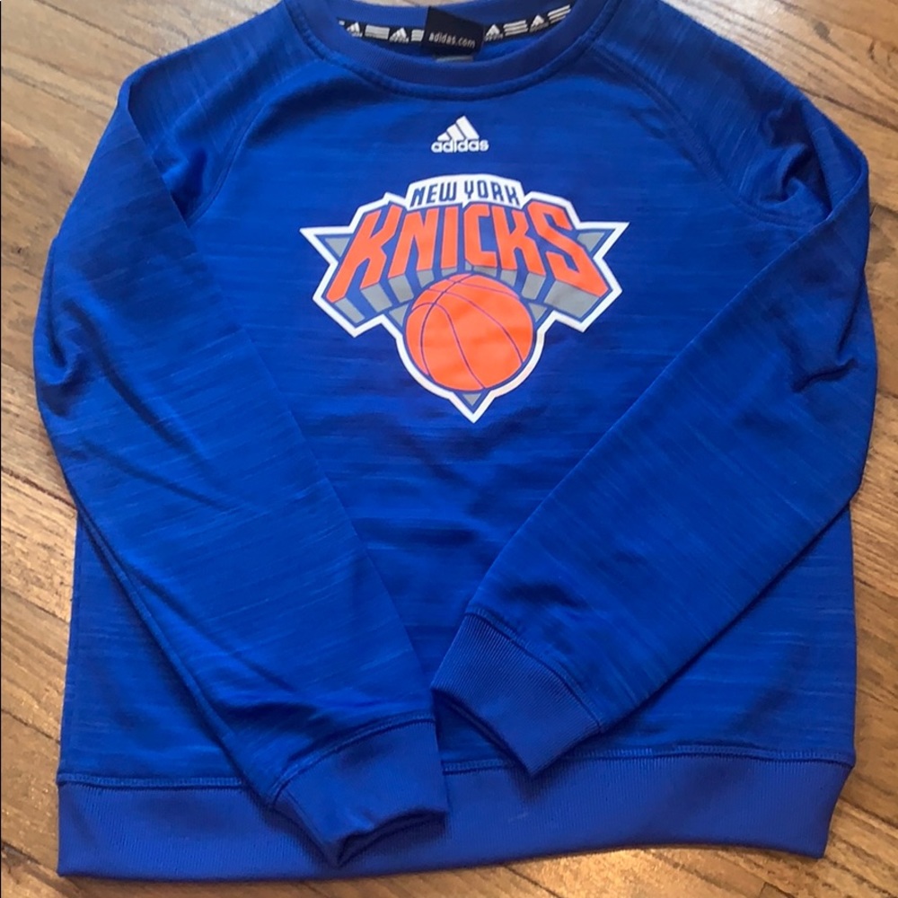 Adidas boys Knicks sweatshirt size medium 10-12